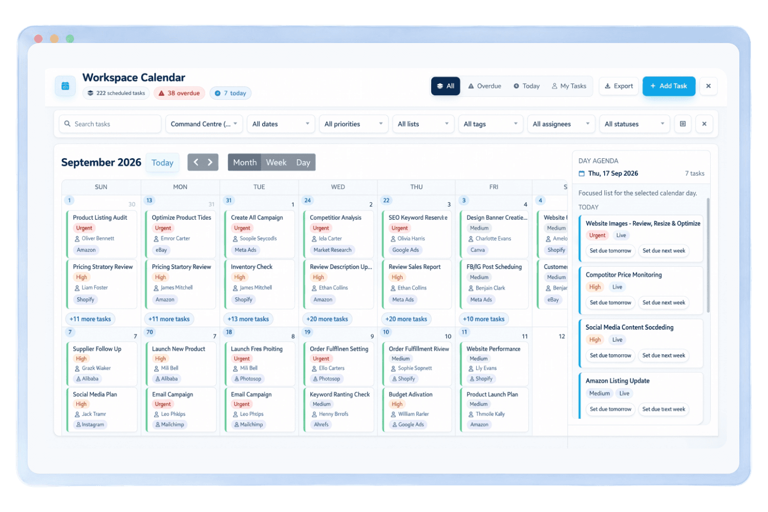 WhatSales Product Design & Videos dashboard