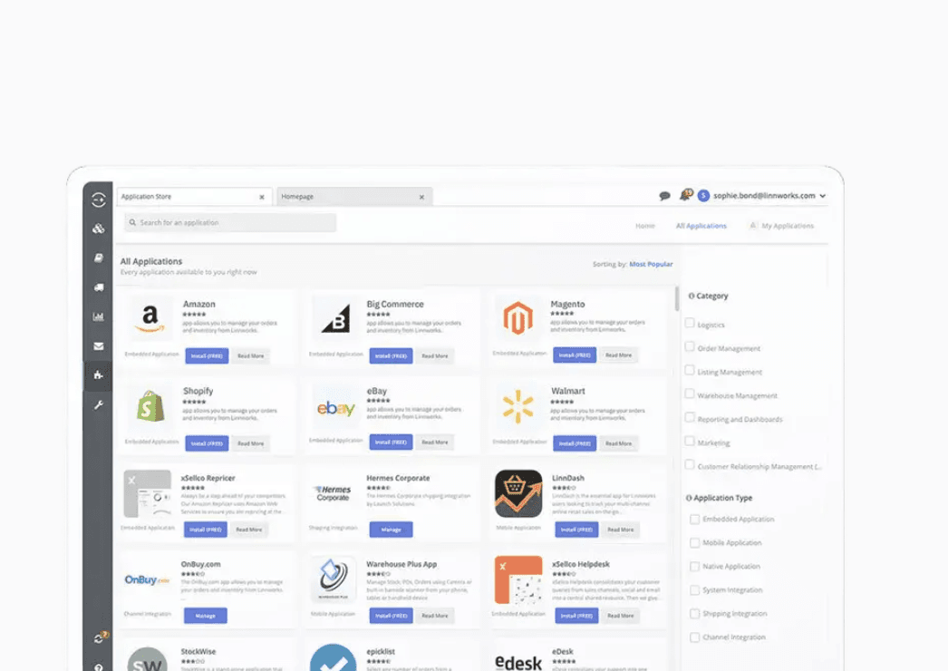 Linnworks application store