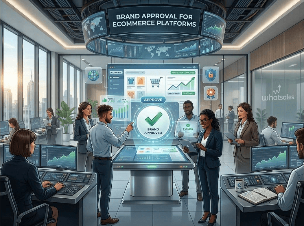 Team securing brand approval across ecommerce platforms